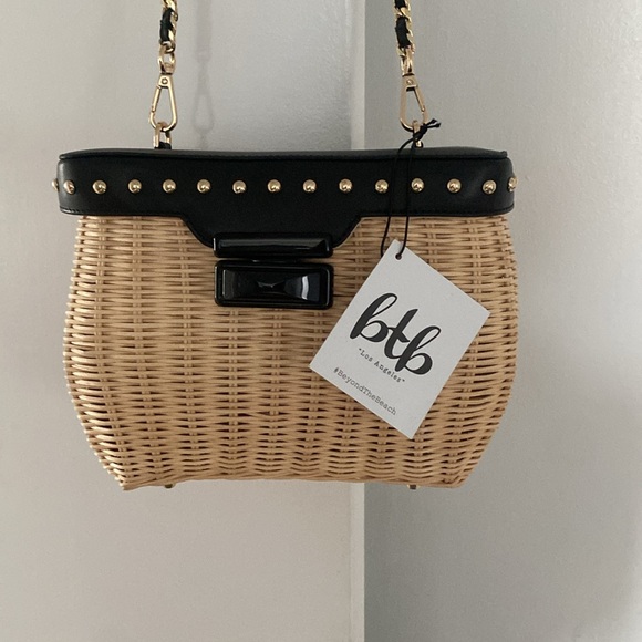 Brand New BTB Los Angeles wicker bag - Picture 4 of 4